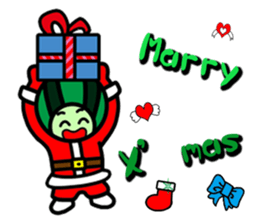 Watermelon guy-Part Holiday sticker #9295427