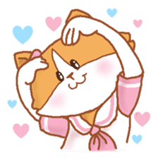 Hazelnut The Cat,What my heart wanna say sticker #9295505