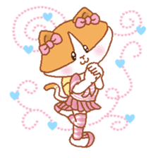 Hazelnut The Cat,What my heart wanna say sticker #9295507