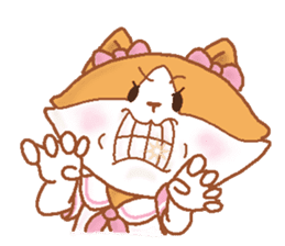 Hazelnut The Cat,What my heart wanna say sticker #9295510