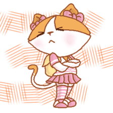 Hazelnut The Cat,What my heart wanna say sticker #9295513