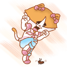 Hazelnut The Cat,What my heart wanna say sticker #9295525