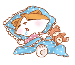 Hazelnut The Cat,What my heart wanna say sticker #9295527