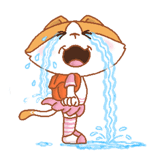 Hazelnut The Cat,What my heart wanna say sticker #9295528