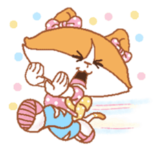 Hazelnut The Cat,What my heart wanna say sticker #9295529