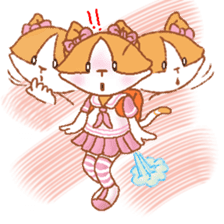 Hazelnut The Cat,What my heart wanna say sticker #9295531