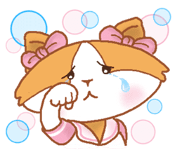 Hazelnut The Cat,What my heart wanna say sticker #9295533