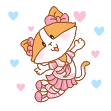 Hazelnut The Cat,What my heart wanna say sticker #9295534