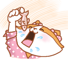 Hazelnut The Cat,What my heart wanna say sticker #9295540