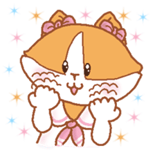 Hazelnut The Cat,What my heart wanna say sticker #9295543