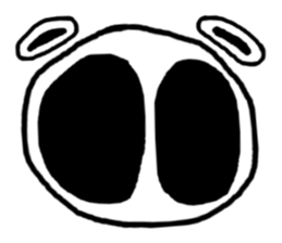 Face (There is no letter)6 sticker #9295545