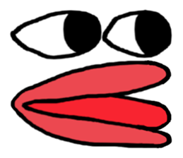 Face (There is no letter)6 sticker #9295548