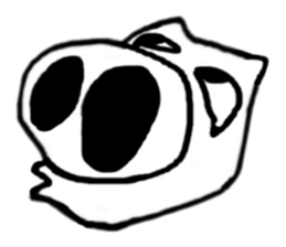 Face (There is no letter)6 sticker #9295559