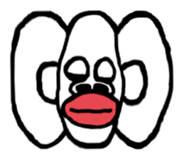 Face (There is no letter)6 sticker #9295560