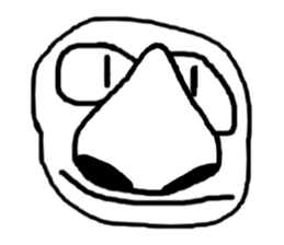 Face (There is no letter)6 sticker #9295562