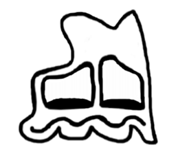 Face (There is no letter)6 sticker #9295563