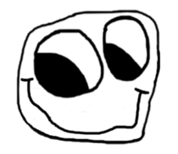 Face (There is no letter)6 sticker #9295565