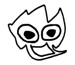 Face (There is no letter)6 sticker #9295567