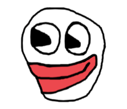 Face (There is no letter)6 sticker #9295569