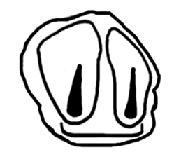 Face (There is no letter)6 sticker #9295570