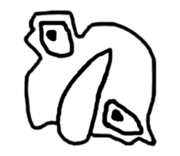 Face (There is no letter)6 sticker #9295577