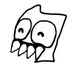 Face (There is no letter)6 sticker #9295579