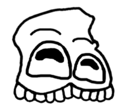 Face (There is no letter)6 sticker #9295580