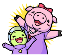 The cute animal's sticker. sticker #9296149