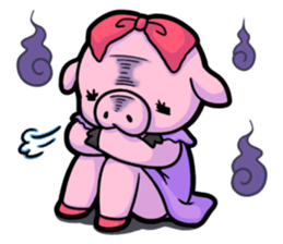 The cute animal's sticker. sticker #9296153