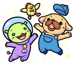 The cute animal's sticker. sticker #9296155