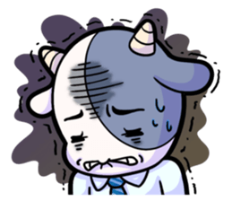 The cute animal's sticker. sticker #9296163