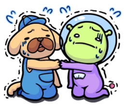 The cute animal's sticker. sticker #9296174