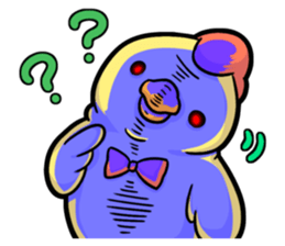 The cute animal's sticker. sticker #9296182