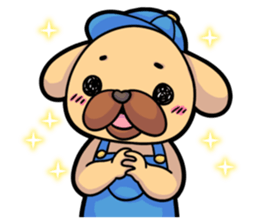 The cute animal's sticker. sticker #9296183