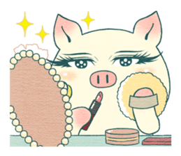 An actress  pig The advanced version sticker #9296389