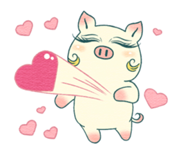 An actress  pig The advanced version sticker #9296402