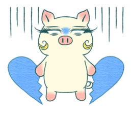 An actress  pig The advanced version sticker #9296410