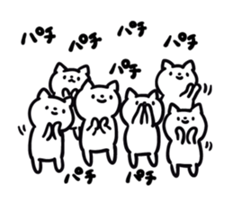 cat celebrated much sticker #9296473