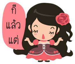 Little Rose Lady sticker #9296510