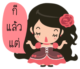 Little Rose Lady sticker #9296510