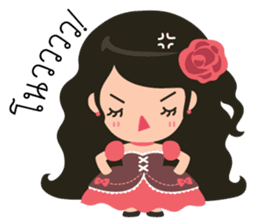 Little Rose Lady sticker #9296515