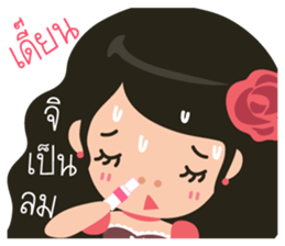 Little Rose Lady sticker #9296518