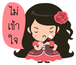 Little Rose Lady sticker #9296521