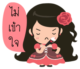 Little Rose Lady sticker #9296521