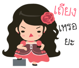 Little Rose Lady sticker #9296522