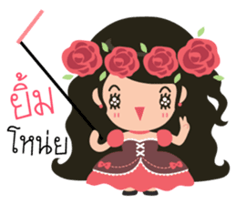 Little Rose Lady sticker #9296532