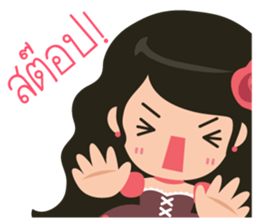 Little Rose Lady sticker #9296533