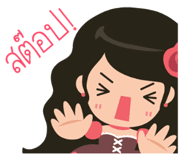 Little Rose Lady sticker #9296533