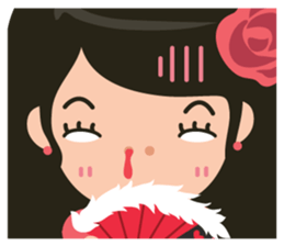 Little Rose Lady sticker #9296534