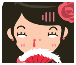 Little Rose Lady sticker #9296534